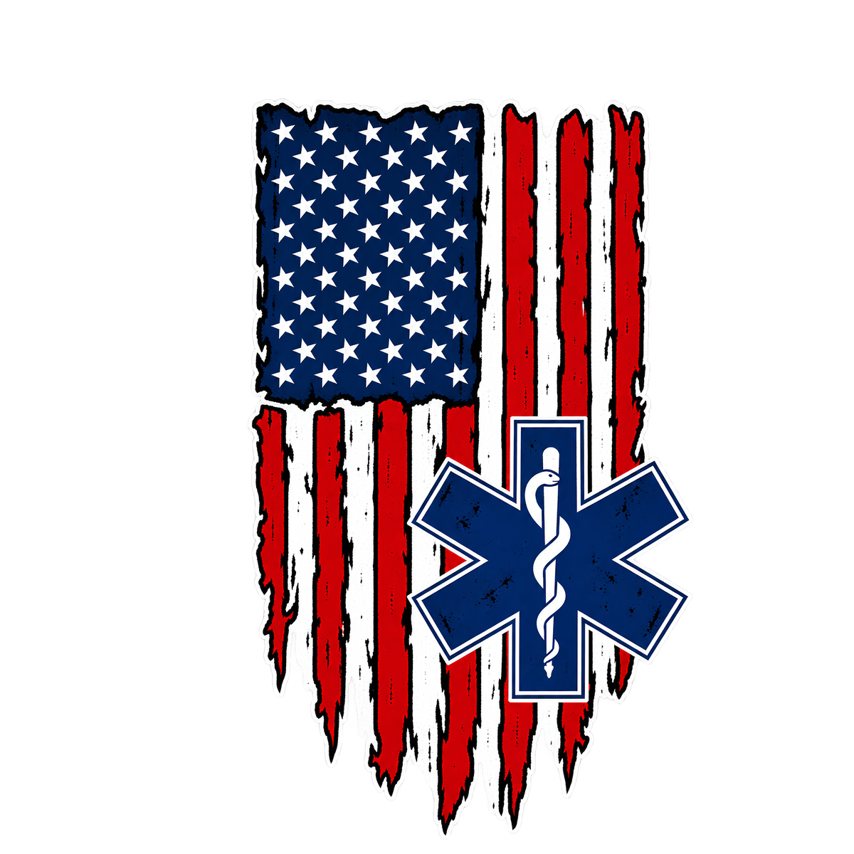 Patriotic & First Responder Mini Pen Flashlight — Optional Name Engraving