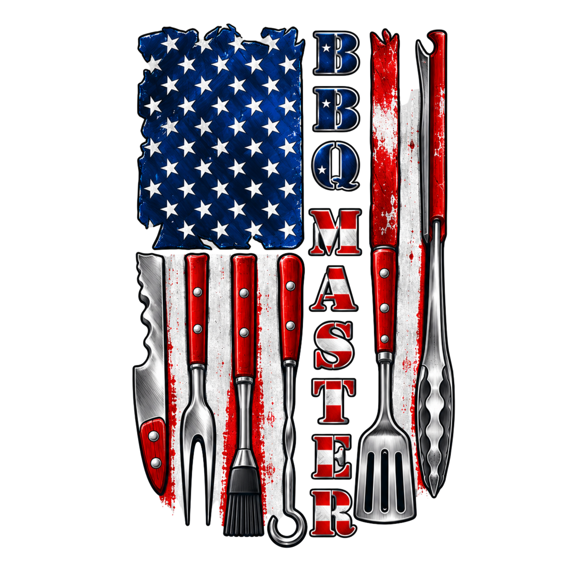 Personalized BBQ Mini Pen Flashlight — Grill Master Gift