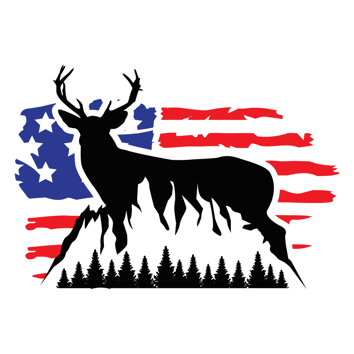 Personalized Hunting & Outdoors Mini Bottle Opener — Deer & Flag Designs