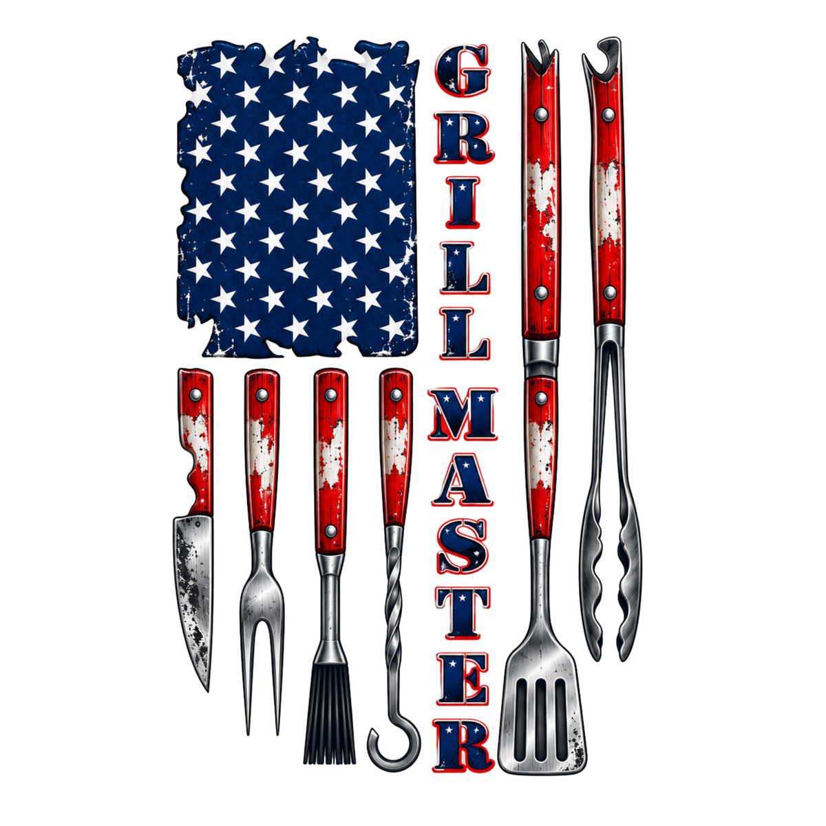 Personalized BBQ Mini Pen Flashlight — Grill Master Gift